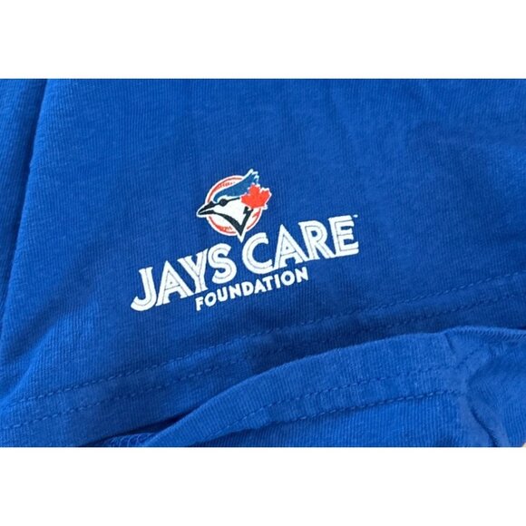 Toronto Blue Jays T-Shirt #11 Pillar Jays Care Foundation Top 2XL Gildan Cotton - Picture 2 of 5